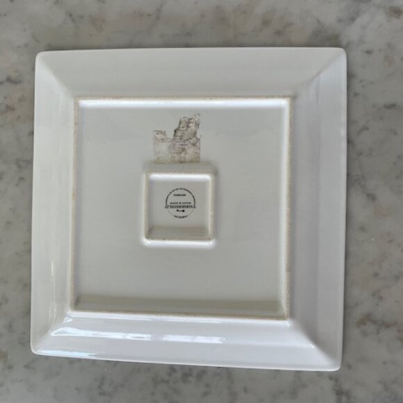THRESHOLD Porcelain Square White Dinner Plate - Picture 4 of 14